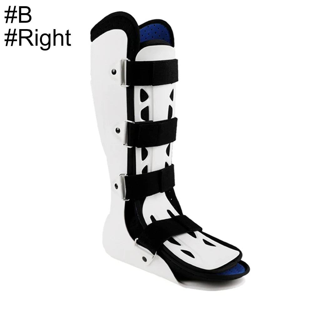 Ankle Brace Foot Drop Corrector Ankle Joint Varus Valgus Calf Fracture Fixer Breathable Adjustable Leg Feet Support Boot M/L 1pc