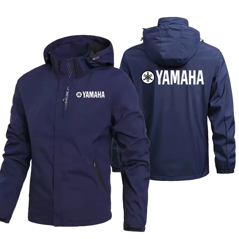 2026 Yamaha NEW Off-road Motorcycle Waterproof Jacket Men's And Women's Yamaha Logo Outdoor Sports Hooded Zipper Jackets Coat