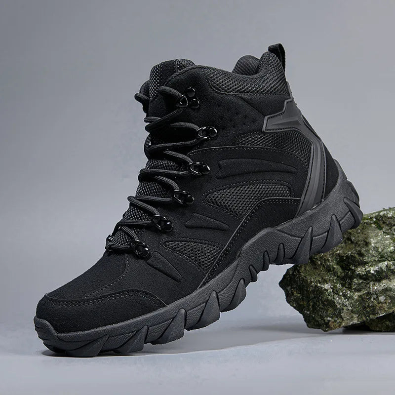 CHRLCK Tactical Boots Outdoor Sports Men's Trekking Boots Waterproof Hiking Shoes Shock Absorbing Anti-slip Sneakers Male