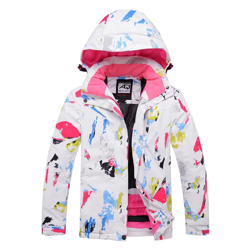 -30 Degrees Winter Thermal Warm Ski Jacket Women Waterproof Windproof Snowboard Coat Snow Costumes Female Skiing Suit 10 Colors