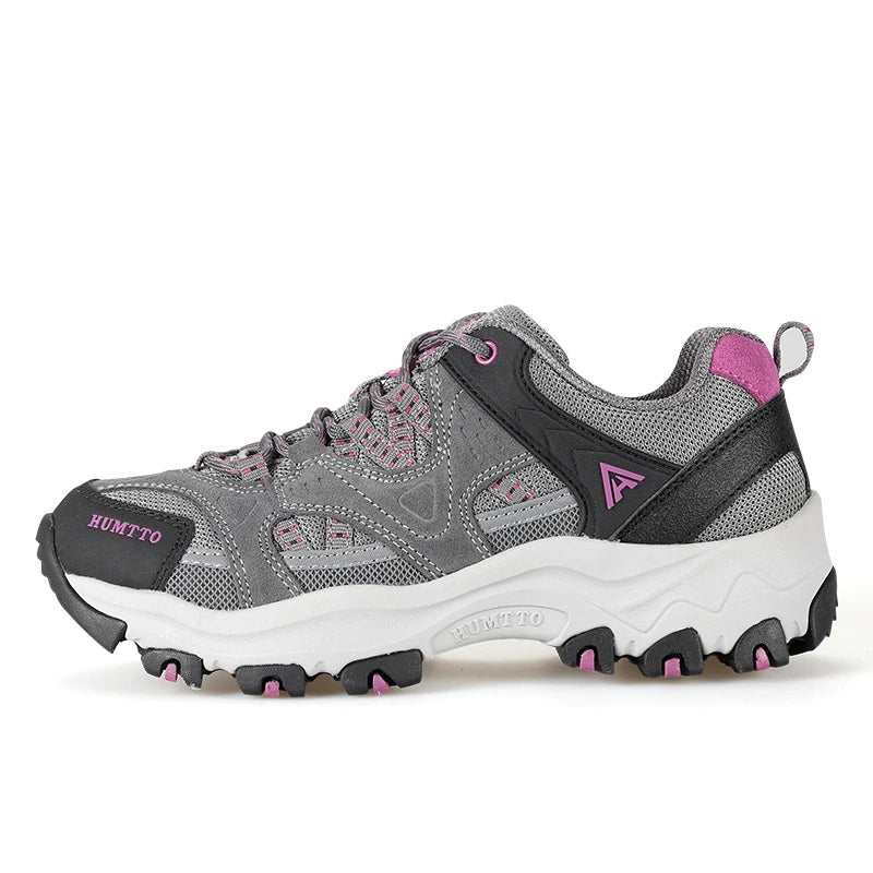 HUMTTO Women Hiking Shoes  Spring Outdoor Sports Climbing Shoes Walking shoes Warm men Trekking Sneakers Ankle Boots Breathable