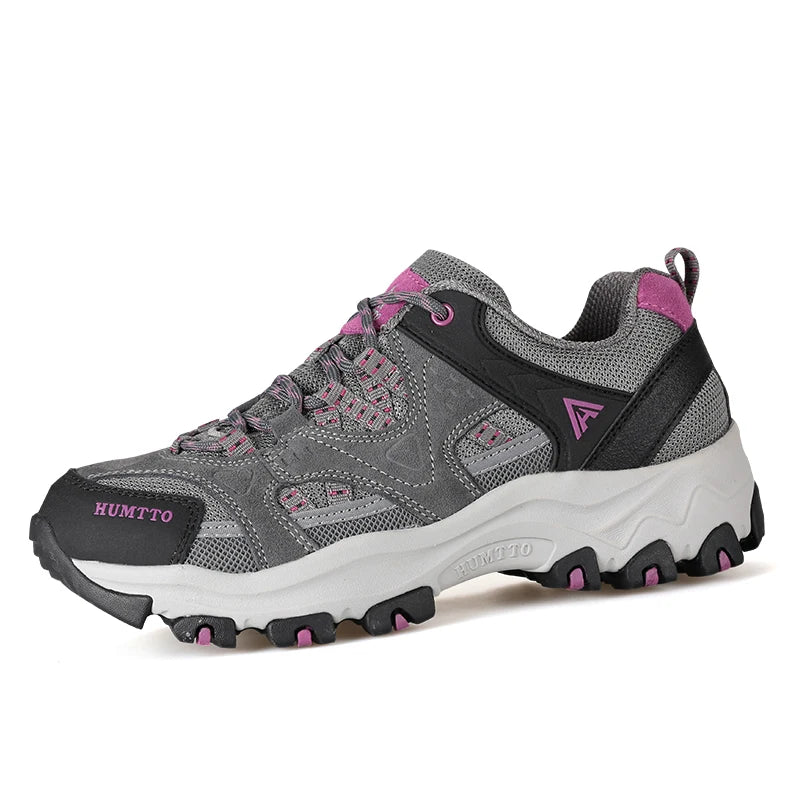 HUMTTO Women Hiking Shoes  Spring Outdoor Sports Climbing Shoes Walking shoes Warm men Trekking Sneakers Ankle Boots Breathable