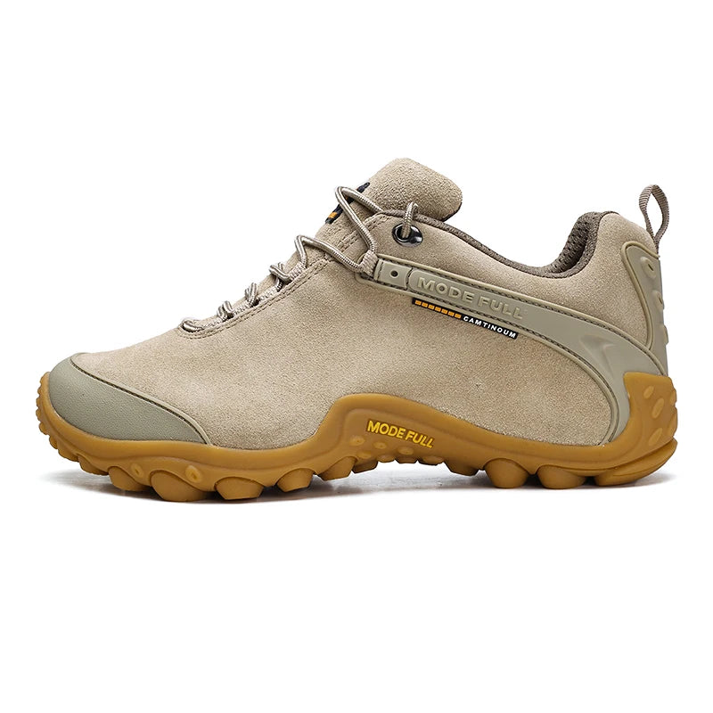 Cow Leather Winter Men Hiking Boots For Women Outdoor Waterproof Treeking Snow Shoes Climbing Mountain Hunting Walking Sneakers