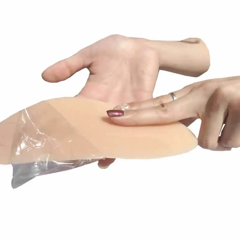 Leg Correctors Silicone Leg Onlays Soft Self-Adhesive for Crooked or Thin Legs Including stretch leg sleeves Style Accessory