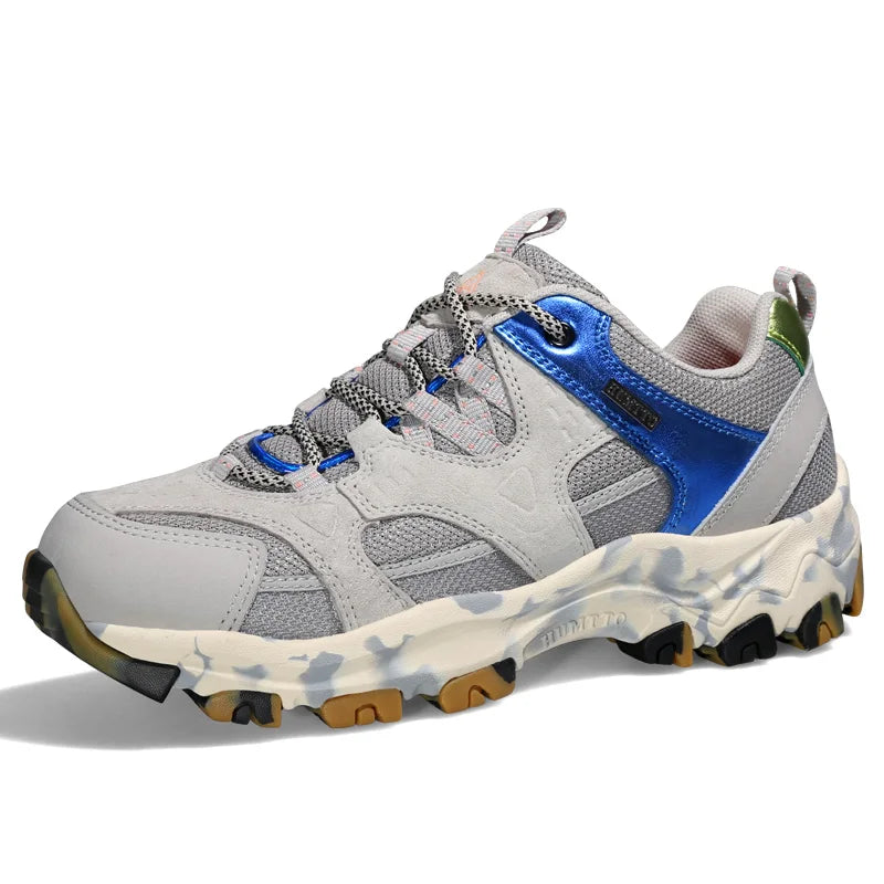 HUMTTO Women Hiking Shoes  Spring Outdoor Sports Climbing Shoes Walking shoes Warm men Trekking Sneakers Ankle Boots Breathable