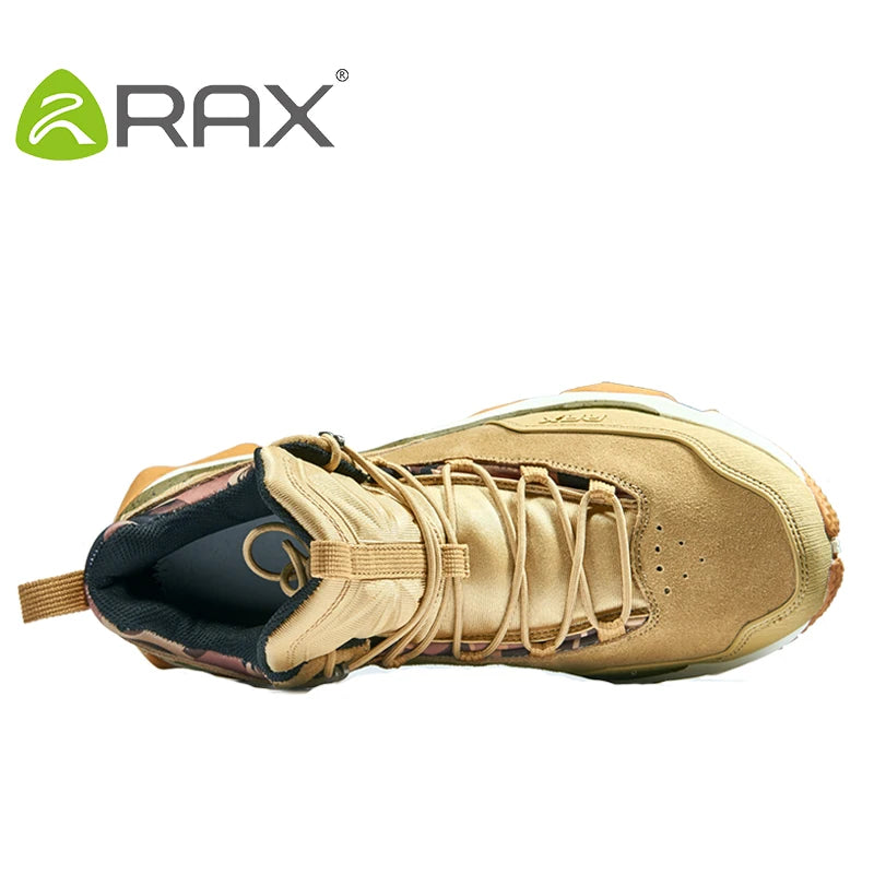 RAX Men's Waterproof Hiking Shoes Women Climbing Backpacking Trekking Boots Men Outdoor Shoes Anti-slip Mountain Sneakers Men