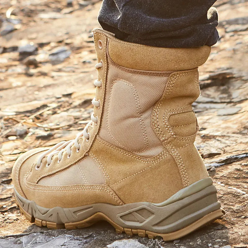 Ultralight Trekking Boots Men Women Tactical Combat Training CS Climbing Shoes Male Female Sneakers Outdoor Camp Hiking EU37-46
