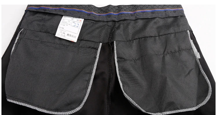 Men's Leather Pants Straight Fit Elastic PU Leather Trousers Motorcycle Pants Thin