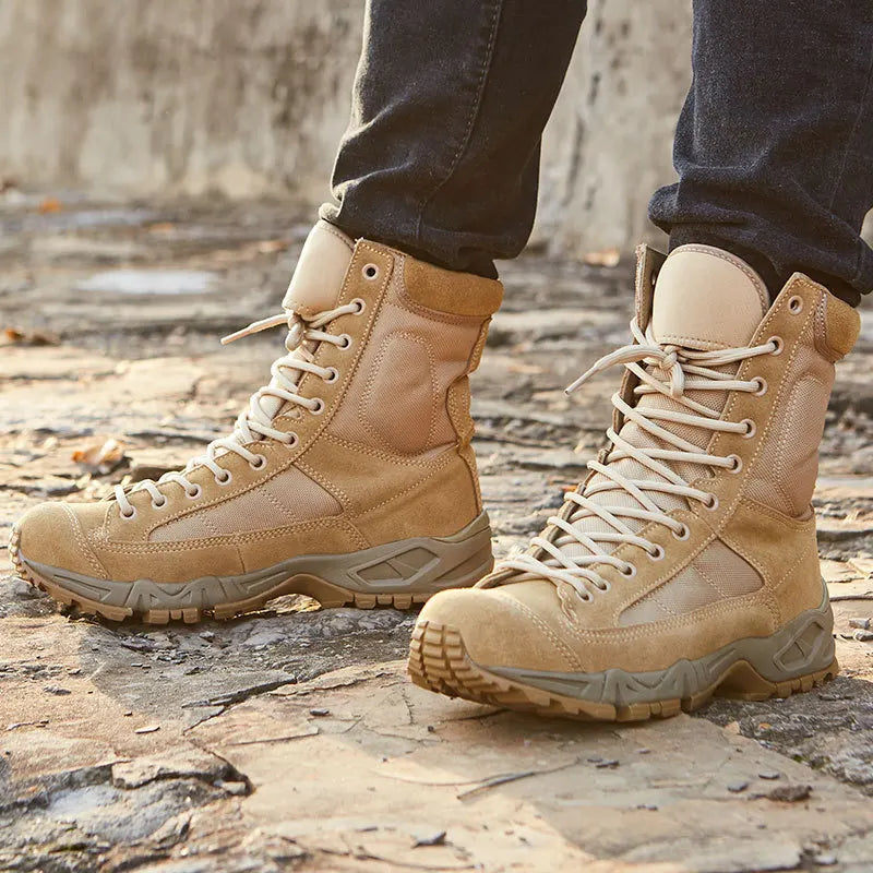 Ultralight Trekking Boots Men Women Tactical Combat Training CS Climbing Shoes Male Female Sneakers Outdoor Camp Hiking EU37-46