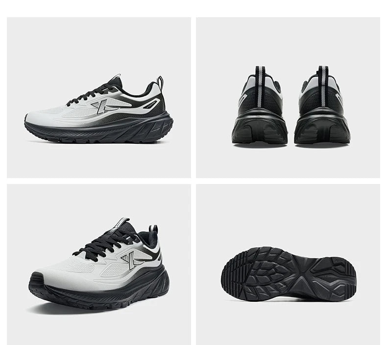 Xtep Male's Cotton Shoes 2025 Winter New Arrival Strong Wrapping Comfortable Lace Up Cushion Durability Sneakers 875419370017