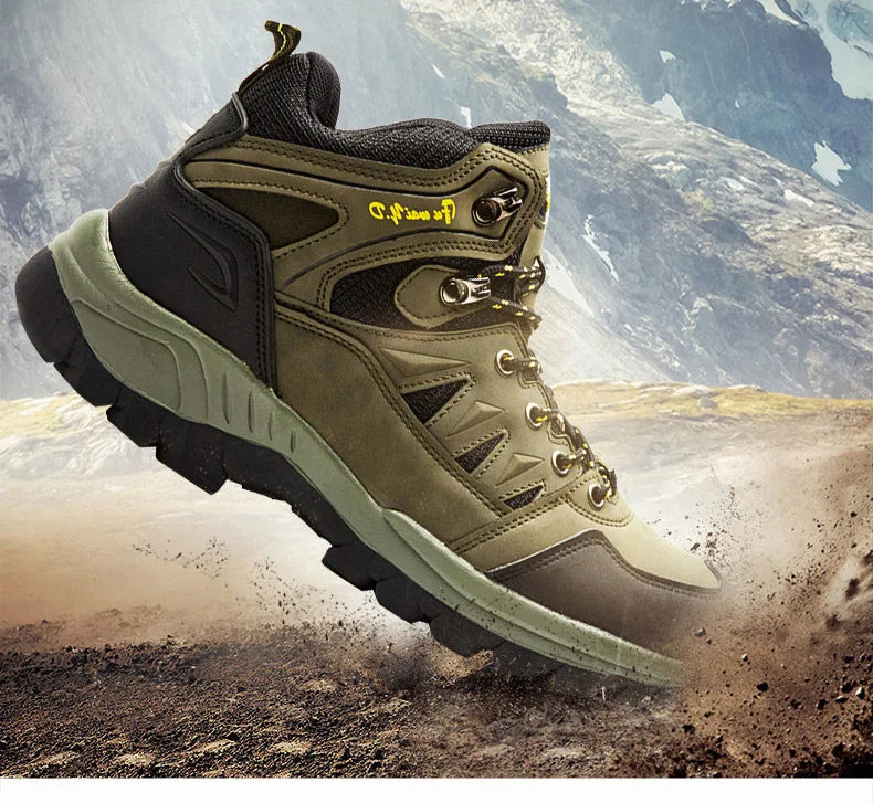 Outdoor Hiking Shoes Men and Women High-top Climbing Boots Non-slip Wear-resistant Trekking Shoes for Men 2024 Autumn Winter