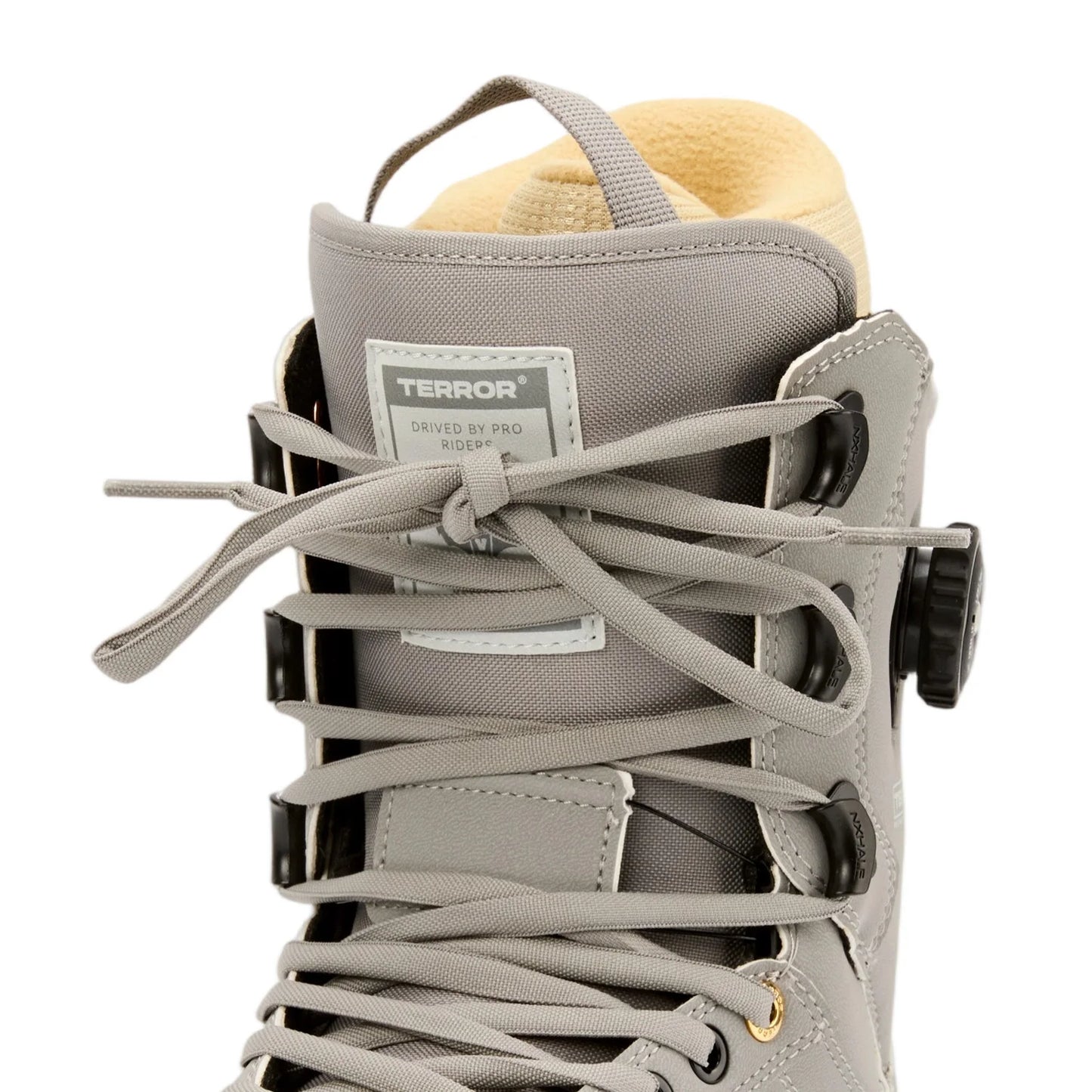 TERROR Snowboard Boot Freestyle , NX Dial Lacing System and Lace-Up , All-Around Performance with Responsive Flex - 2025 model