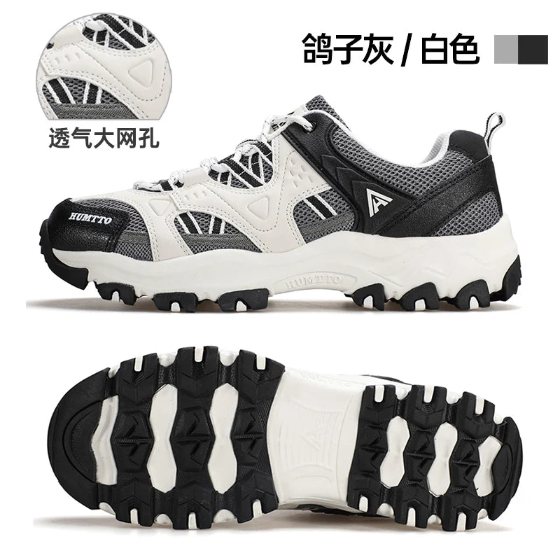 HUMTTO Women Hiking Shoes  Spring Outdoor Sports Climbing Shoes Walking shoes Warm men Trekking Sneakers Ankle Boots Breathable