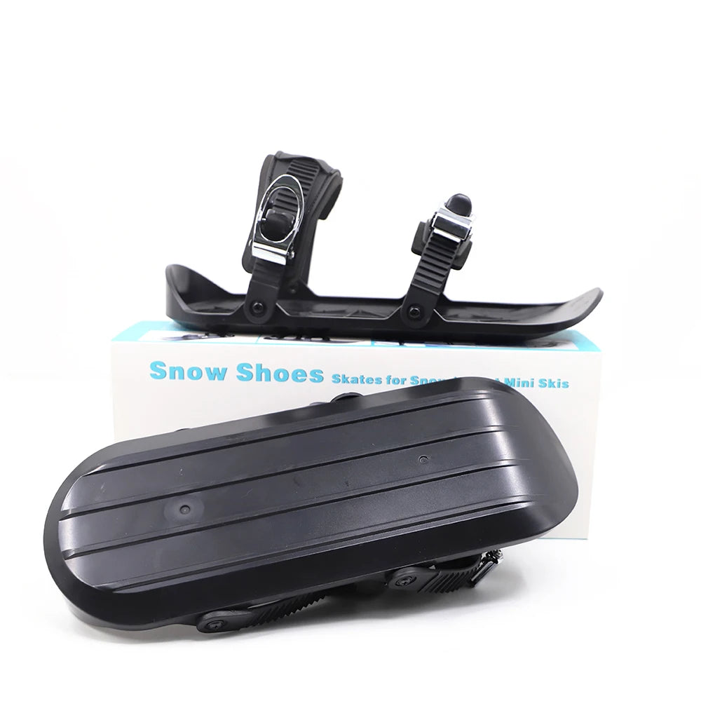 Mini Adjustable Short Skis Skates for Snow Snow Shoes Mini Skis Shoes Snow Walking Shoes for Winter Outdoor Sports