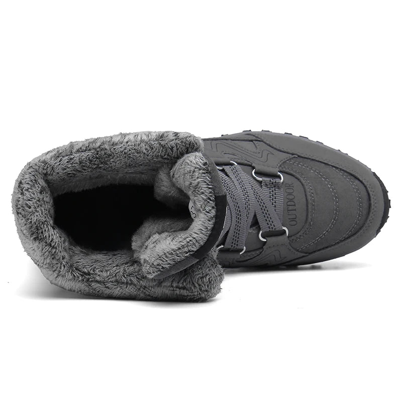 Winter Hiking Shoes Plush Trekking Boots Women Mountain Camping Treking Woman Outdoor Trail Tracking Sneakers