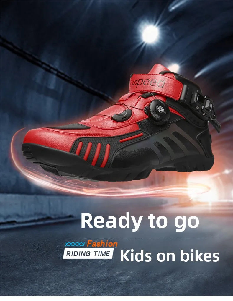 Motorcycle Boots Men Motocross Safety Protection Shoes Accessories Off-Road Racing Waterproof Anti Slip Short Boot motorcycles