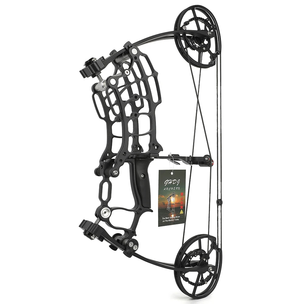 30-60lbs Compound Bow Shooting Steel Ball 420fps Dual Purpose Bow Archery Arrow 80% Let off for Right Hand Car Hunting Bow