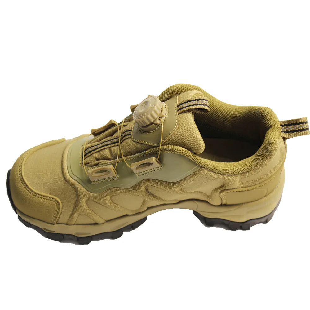 NEW DESIGN ESDY Quick Lace Knob Quick Response Hiking Boots for Men Women Breathable Outdoor Trekking Boots Sports Sneakers