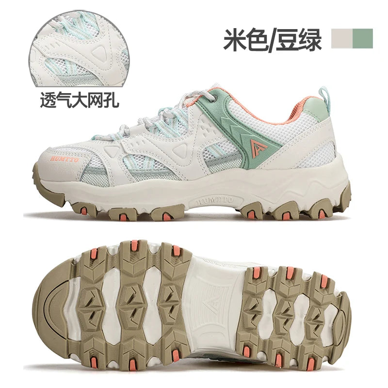HUMTTO Women Hiking Shoes  Spring Outdoor Sports Climbing Shoes Walking shoes Warm men Trekking Sneakers Ankle Boots Breathable
