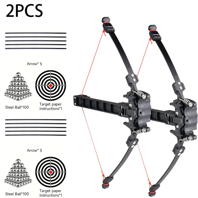 18 Round Steel Ball Combo/archery Dual-purpose Recurve Bow Outdoor Hunting Practice Compound Bow Sports Shooting Training