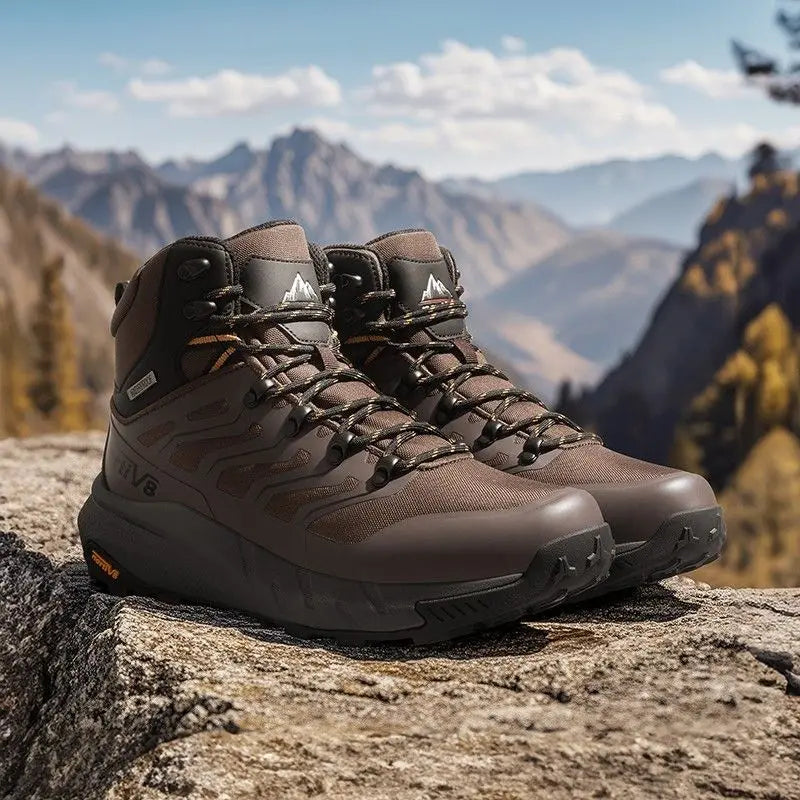2025 Hot Sale Men Trekking Boots Green Brown Outdoor Walking Shoe Man Designer Mountain Shoes  Hiking Boots