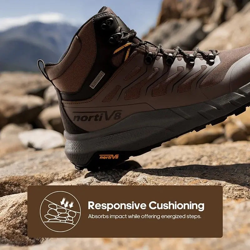 2025 Hot Sale Men Trekking Boots Green Brown Outdoor Walking Shoe Man Designer Mountain Shoes  Hiking Boots