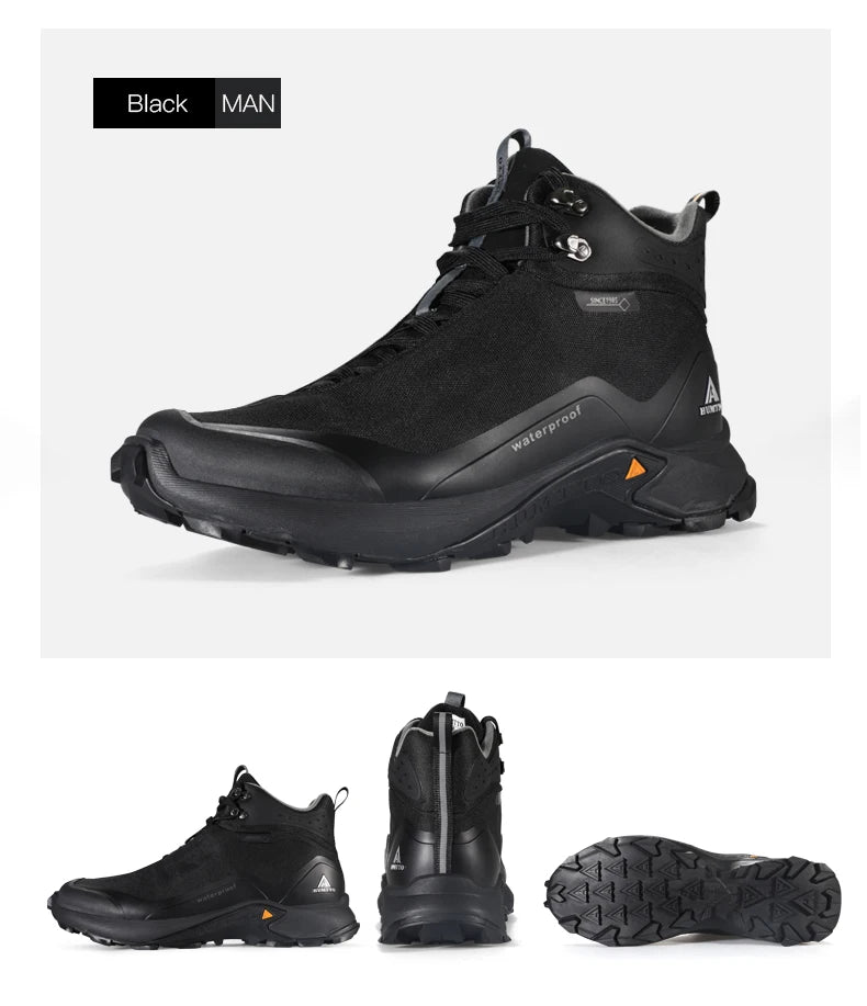 HUMTTO Waterproof Hiking Shoes for Men New Outdoor Mens Sneakers Winter Trekking Boots Male Camping Hunting Tactical Ankle Boots