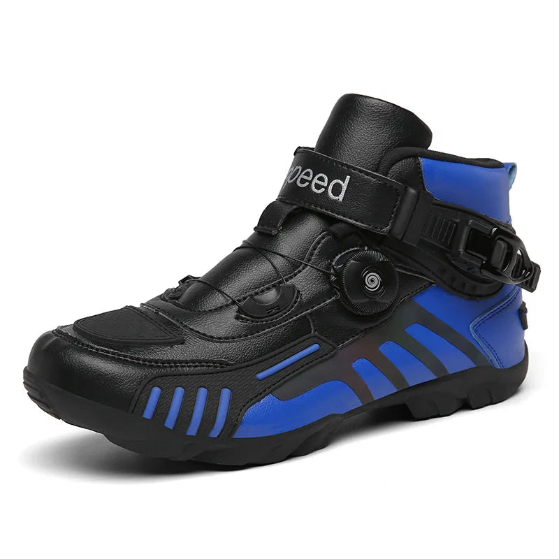 Motorcycle Boots Men Motocross Safety Protection Shoes Accessories Off-Road Racing Waterproof Anti Slip Short Boot motorcycles