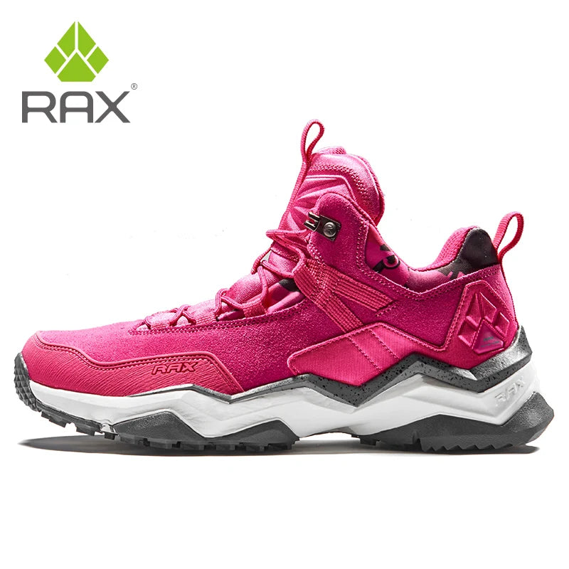 RAX Men's Waterproof Hiking Shoes Women Climbing Backpacking Trekking Boots Men Outdoor Shoes Anti-slip Mountain Sneakers Men