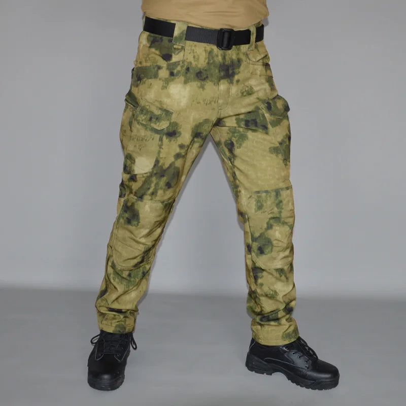 2024 Men Winter Waterproof Climbing SkiingTrekking Fleece Fishing Tactical Sharkskin Cargo Pants Jackets Camping Hiking Trousers