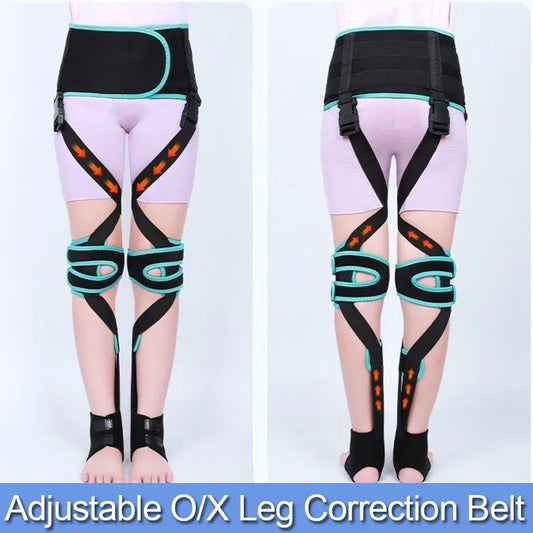 High Elasticity Leg Corrector Strap-X/O Type Leg Straightener Corrector Band- Postural Corrector Brace-For Adult/Children