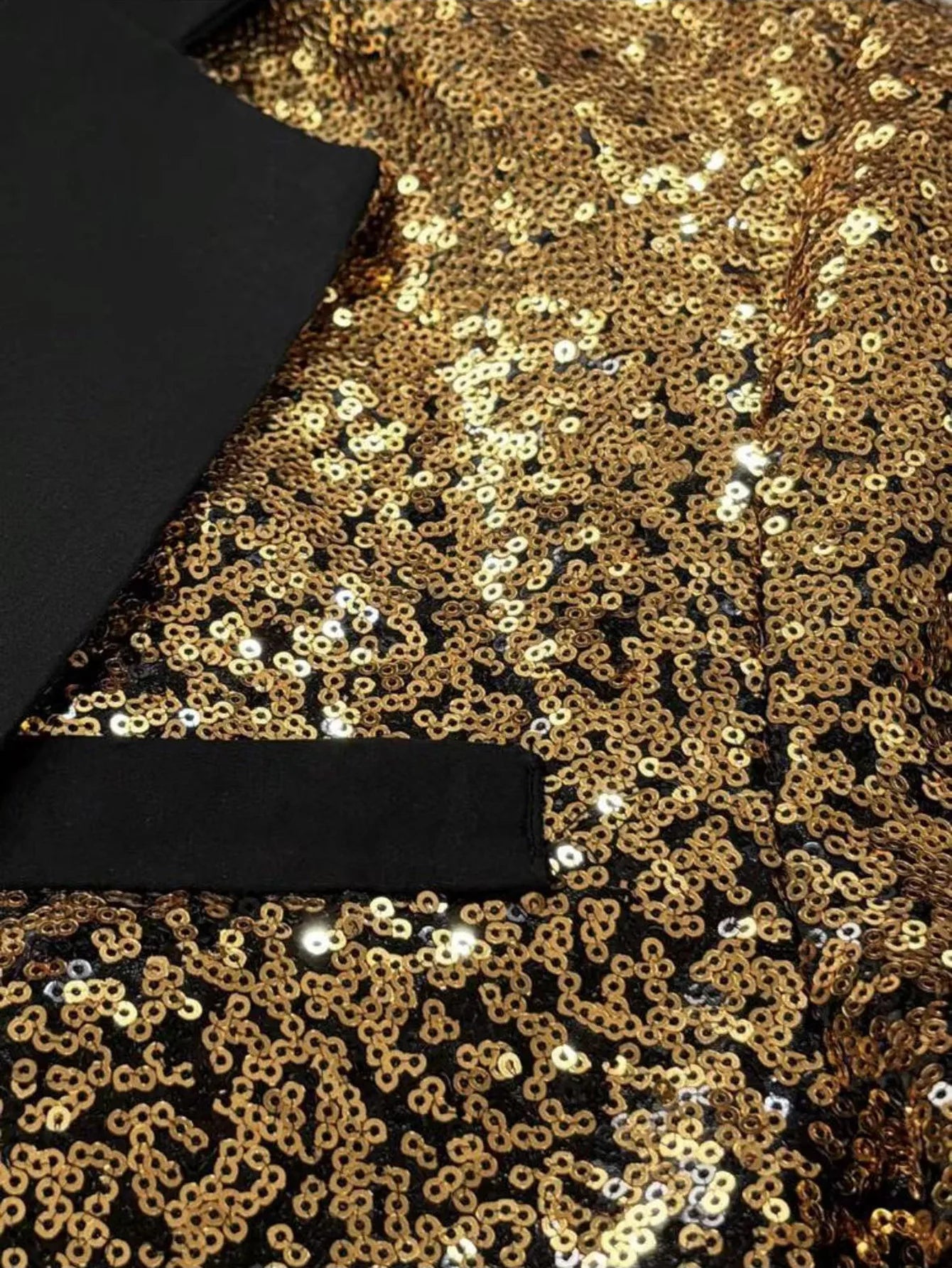 New men's Slim fashion big size sequins gradient color suit single-button jacket multi-color optional S-XXL size