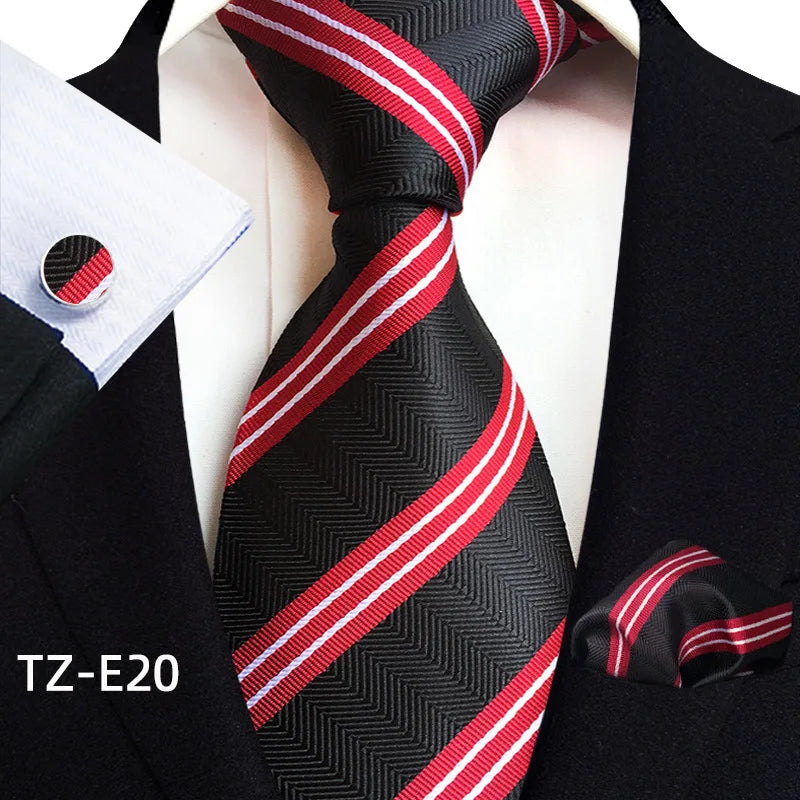 Luxury Men Tie Gold Paisley Necktie Set For Man Brand Business Daily Wear Gift Fit Wedding Workplace Suit Accessories Wholesale