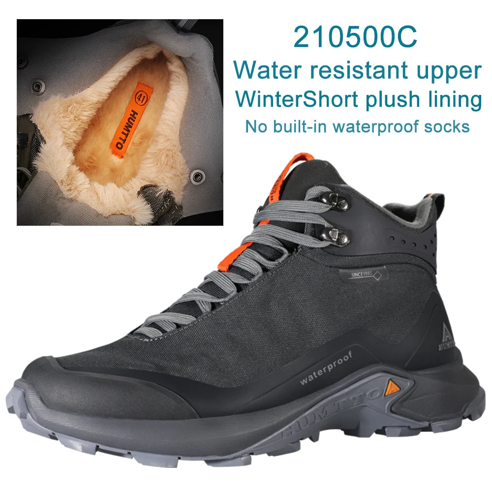 HUMTTO Waterproof Hiking Shoes for Men New Outdoor Mens Sneakers Winter Trekking Boots Male Camping Hunting Tactical Ankle Boots
