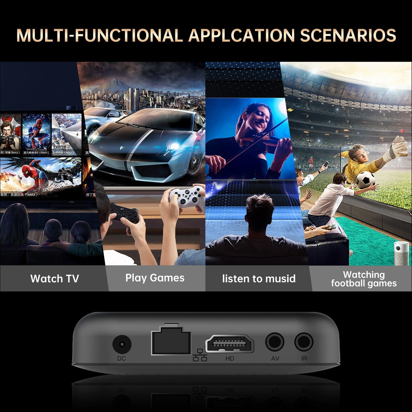 Smart TV Box 2026 Android 16 Q18 RK3518 Dual Wifi 5G Wifi6 Google Assistant 8K Video BT6.0 Netflix 8GB 128GB 256GB Media Player