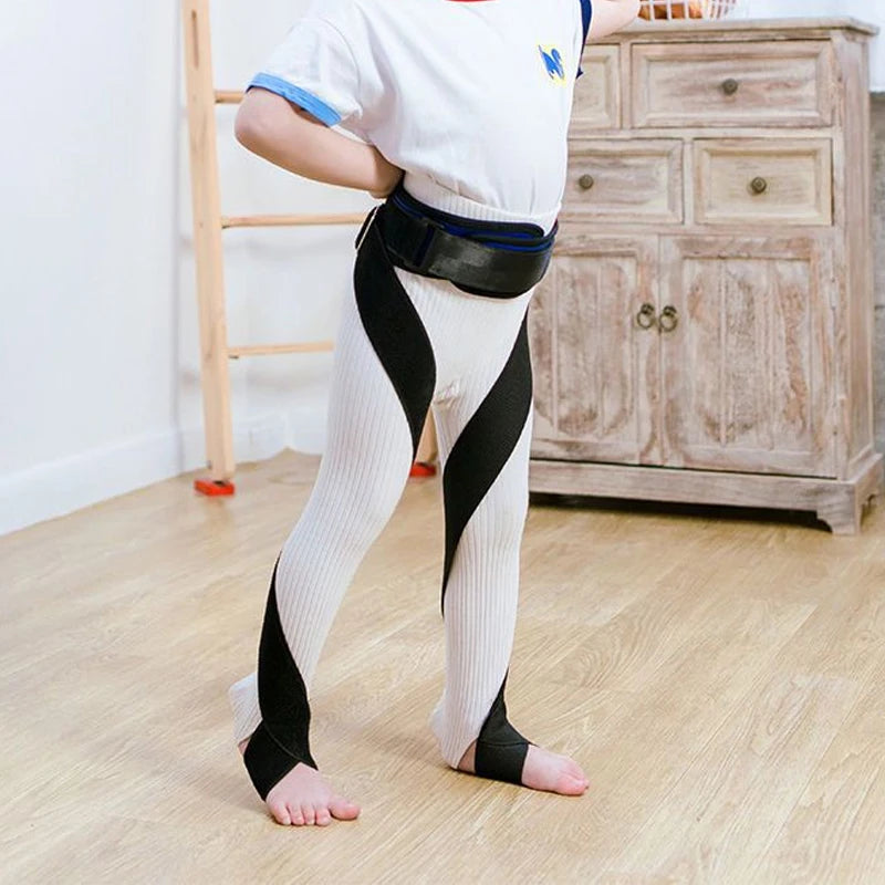 1 Set Children O/X Leg Shape Correction Belt-Adjustable Bowed Knee Valgum Straightening Posture Corrector for Men Women