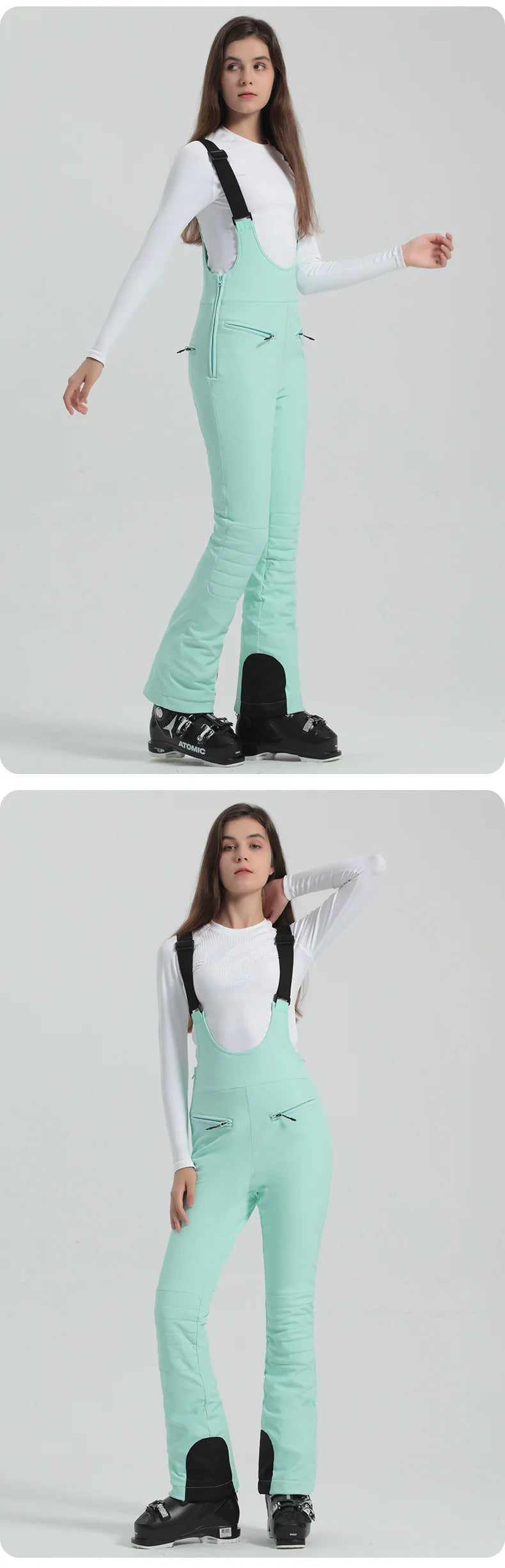 GSOU SNOW Women's Skiing Pants Warm Outdoor Sport Working Clothes Waterproof Snow Elasticity Trousers Winter Snow Snowboard Pant