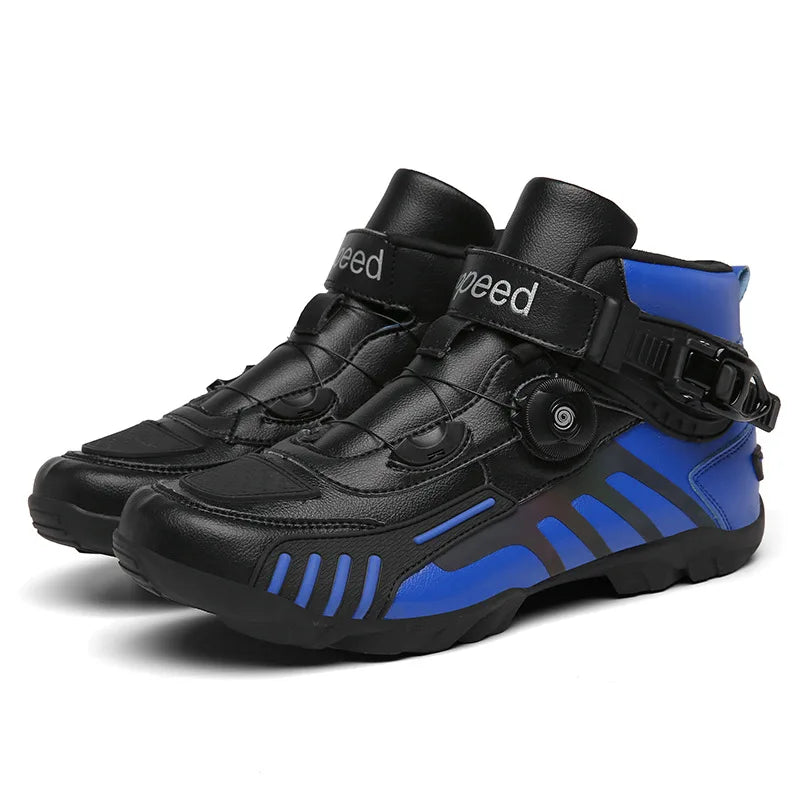 Motorcycle Boots Men Motocross Safety Protection Shoes Accessories Off-Road Racing Waterproof Anti Slip Short Boot motorcycles