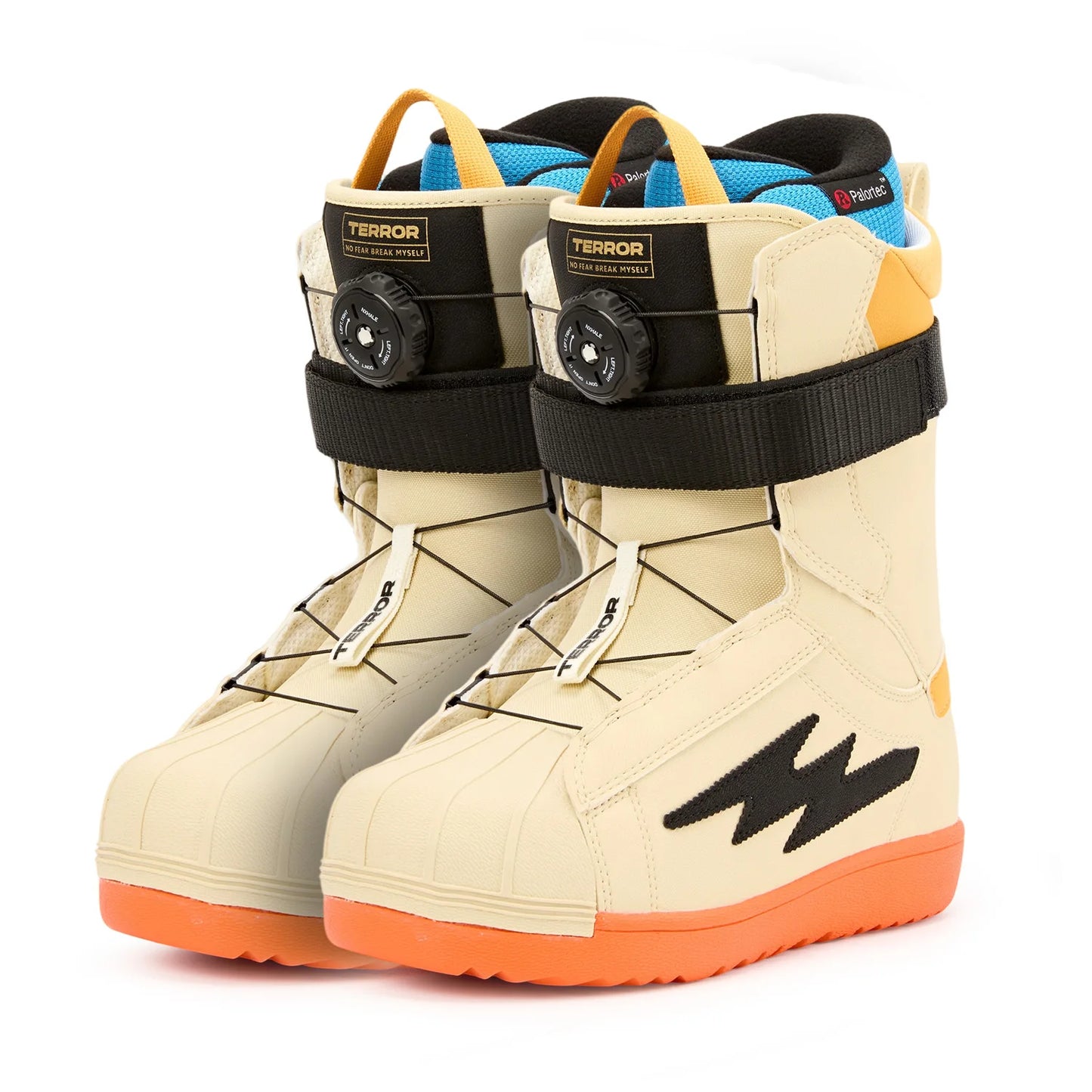 TERROR Snowboard Boot ,NX Dial Knob Lacing Systems and Hook and Loop Straps,Middle Flex,Breathable and Warm Liners - 2025