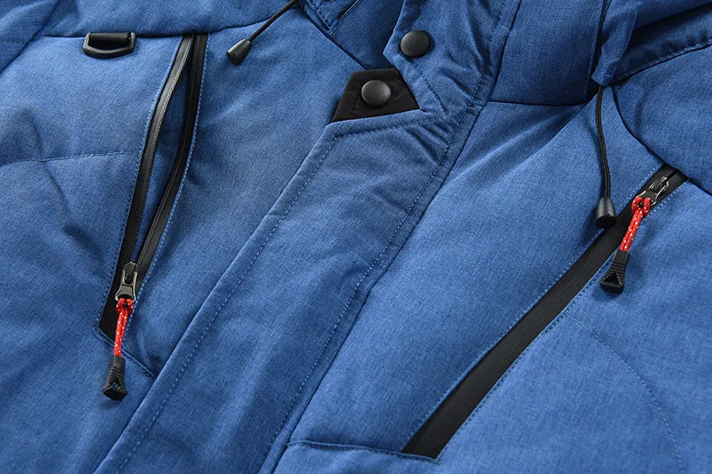 Winter Ski Suit Men Camping Mountain Ski Jacket Ski Pants Warm Windproof Down Jacket Overalls Outdoor Sports Snowboard Clothing