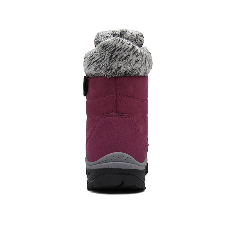 Winter Hiking Shoes Plush Trekking Boots Women Mountain Camping Treking Woman Outdoor Trail Tracking Sneakers