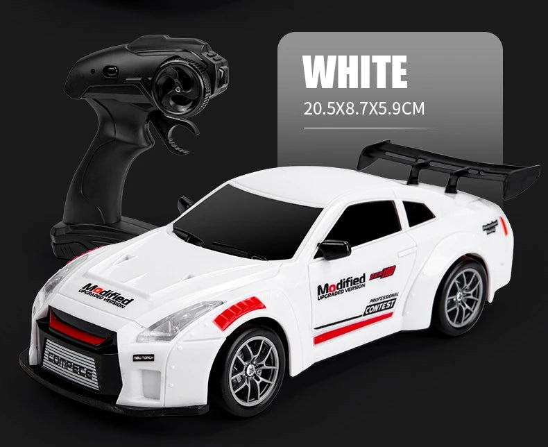 New 4WD Remote Control Drift Car Full Size 1:24 Mini Remote Control Racing Car Model 2.4G Radio High Speed RC Car Boy Toy Gift