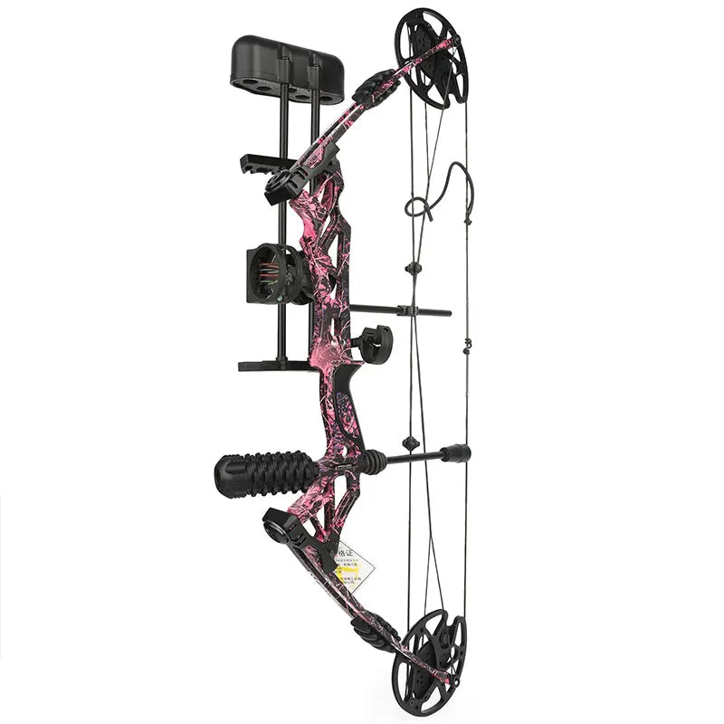 KAIMEI HAN Archery 30-60 Lbs Compound Bow and Arrow Set 320fps 80% Let Off for Right Hand Hunting Target Shooting Aim