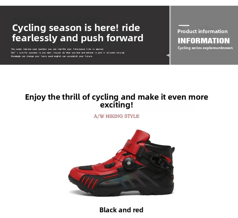 Motorcycle Boots Men Motocross Safety Protection Shoes Accessories Off-Road Racing Waterproof Anti Slip Short Boot motorcycles