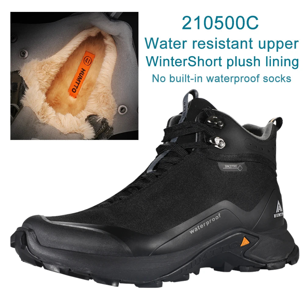 HUMTTO Waterproof Hiking Shoes for Men New Outdoor Mens Sneakers Winter Trekking Boots Male Camping Hunting Tactical Ankle Boots
