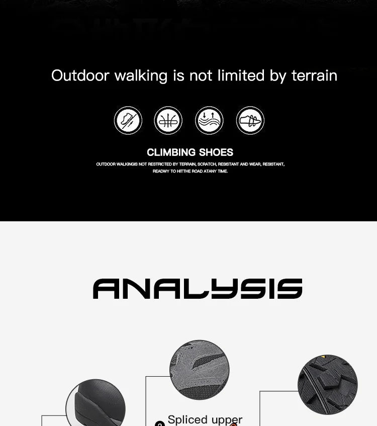 HUMTTO Waterproof Womens Hiking Shoes Luxury Designer Boots for Women Outdoor Climbing Trekking Sneakers New Leather Ankle Boots