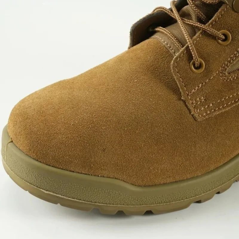 Classic Brand Hiking Shoes For Men Good Quality Suede Leather Trekking Boots Man Comfortable Hiking Shoe Non-Slip Hunting Shoes