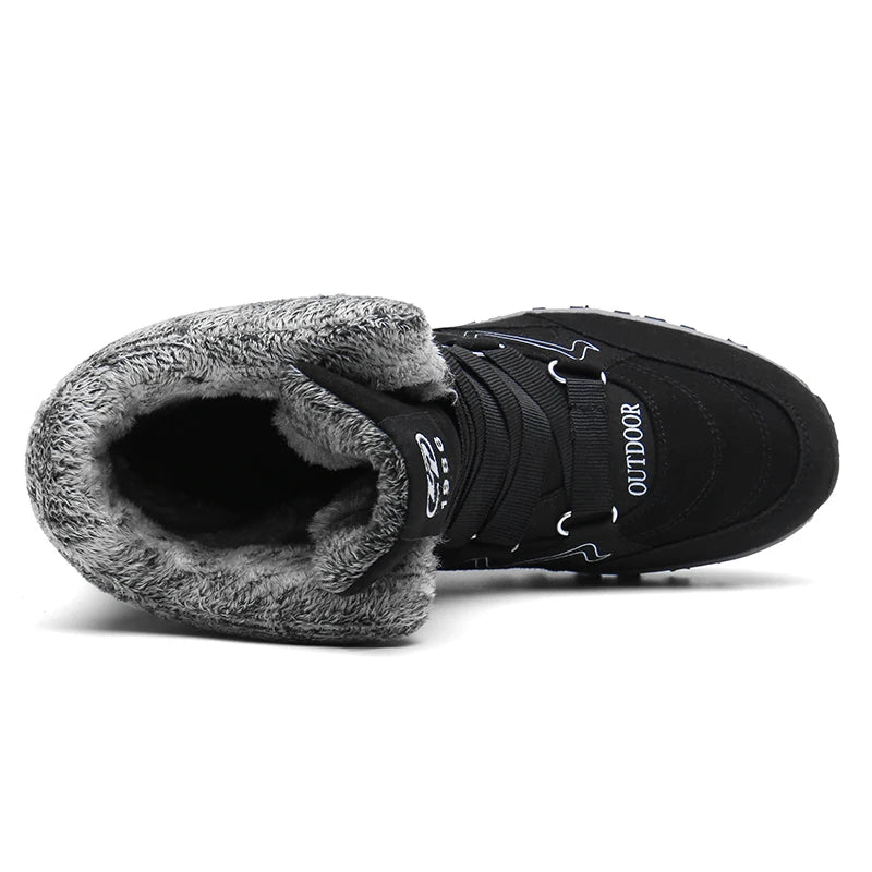 Winter Hiking Shoes Plush Trekking Boots Women Mountain Camping Treking Woman Outdoor Trail Tracking Sneakers