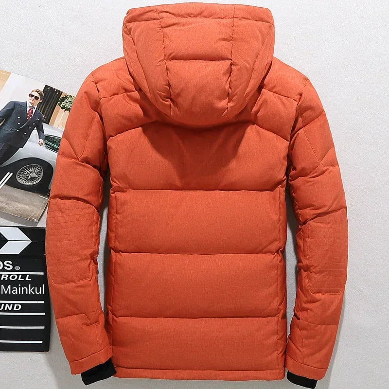 New Thermal Winter Skiing Down Jacket Ski Suit Men Snowboard Bibs Pants Warm Set Male Snowmobile Clothing For Wear Overalls