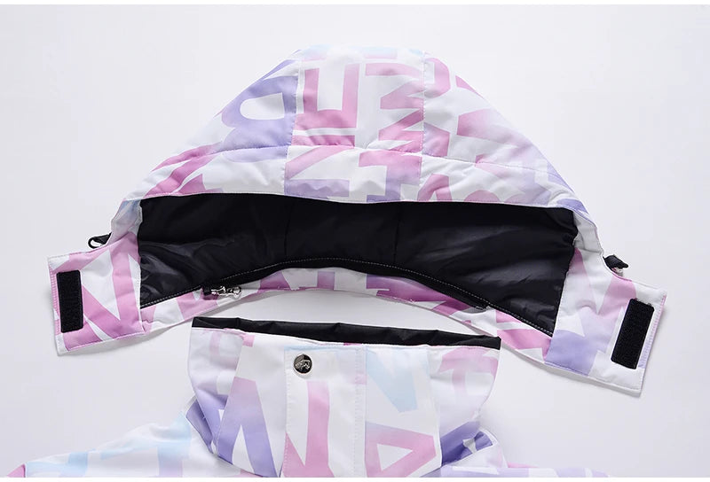 Ski Suit Women Winter Warm Waterproof Outdoor Sports Snow Jackets and Pants Hot Ski Equipment Snowboard Down Jacket Female Brand
